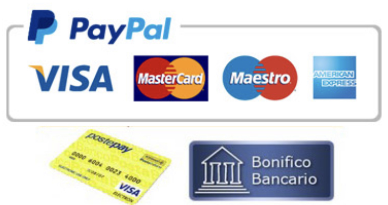 Paga con Paypall carta di credito carta del docente e bonifico