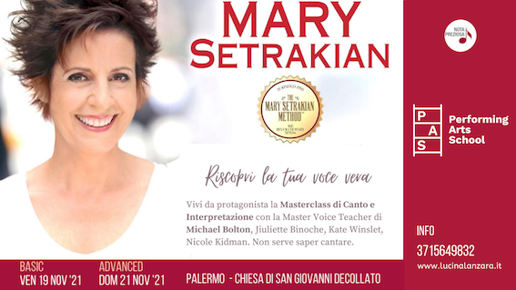La voce vera: masterclass con Mary Setrakian