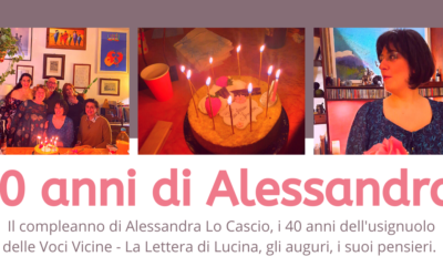 40 anni di Alessandra