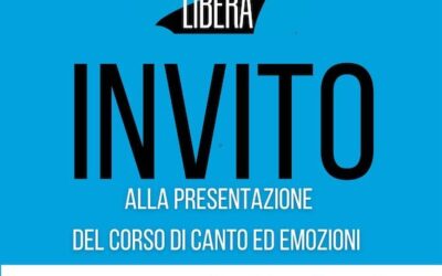 Invito alla presentazione del corso di canto in presenza e su ZOOM, i link