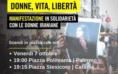 In Piazza con le sorelle Iraniane
