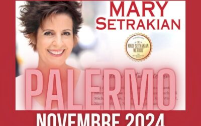Mary Setrakian, una delle più grandi insegnanti di canto al mondo, torna a Palermo a Novembre 2024 per presentare il suo libro SING best seller mondiale