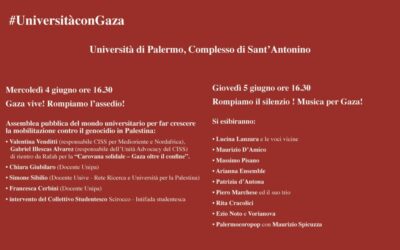 Giovedì 5 Giugno a Palermo, per G4Z4 all’Itastra – Rompiamo il Silenzio